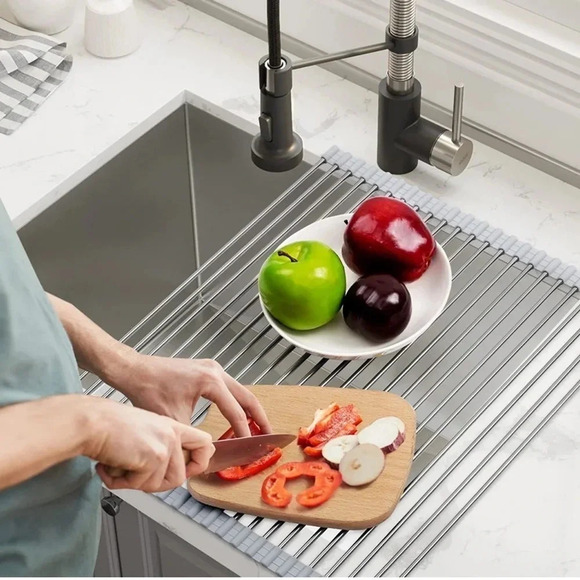 🆕 Over The Sink Dish Drying Rack - Picture 3 of 6
